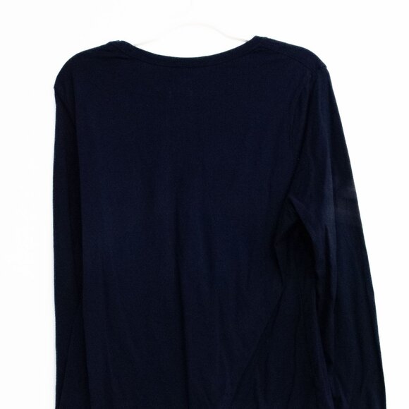 Mens Navy Blue Long Sleeve Shirt By Faded Glory - Picture 8 of 8